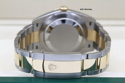 Rolex 126333 DateJust 41MM 18K YG/SS Champagne Stick Dial Oyster Bracelet 2022 Box & Papers