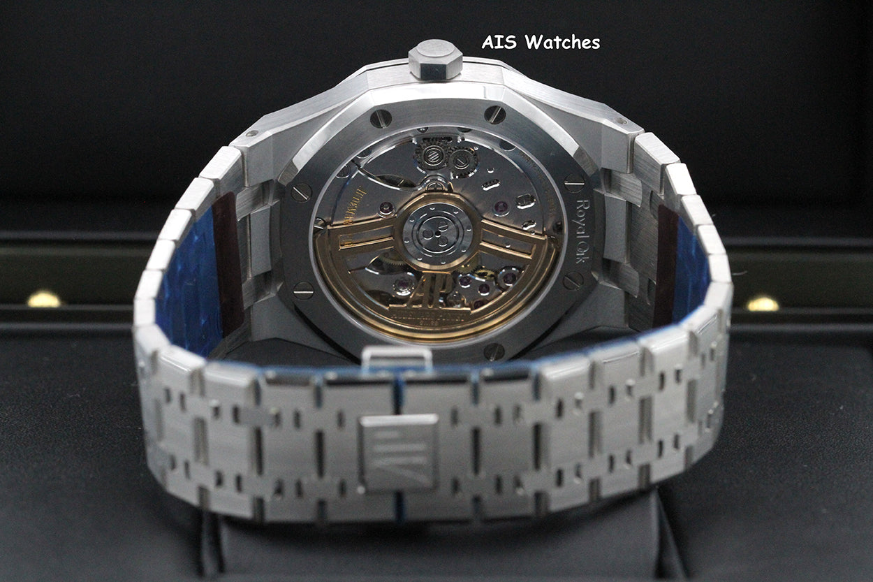 BNIB Audemars Piguet 15510ST.OO.1320ST.07 Royal Oak Black Dial 41MM Box & Paper