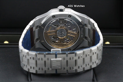 BNIB Audemars Piguet 15510ST.OO.1320ST.07 Royal Oak Black Dial 41MM Box & Paper