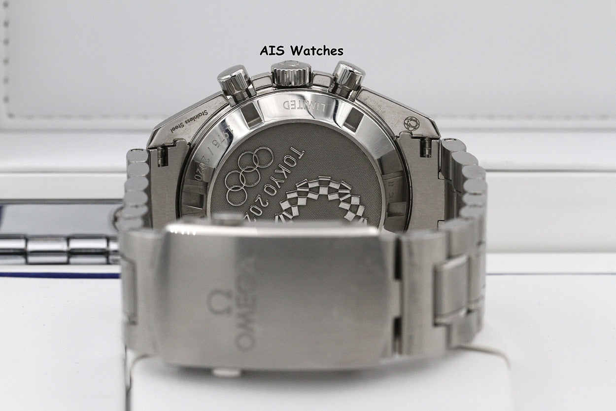 Omega SpeedMaster Tokyo 2020 Olympics Panda/Silver Dial 522.30.42.30.04.001 B&P