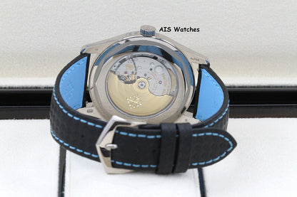 Patek Philippe 6007G-011 Calatrava White Gold Black / Sky Blue 40MM Box & Papers