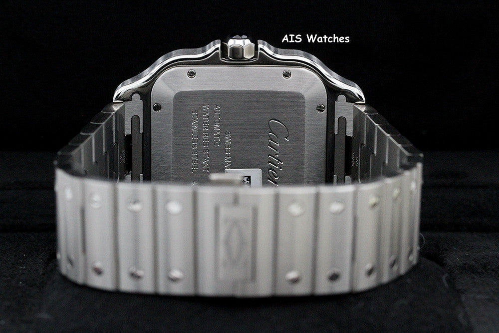 BNIB Cartier Santos De Cartier Large Steel WSSA0018 White Dial 39.8MM B&P