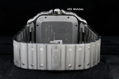 BNIB Cartier Santos De Cartier Large Steel WSSA0018 White Dial 39.8MM B&P