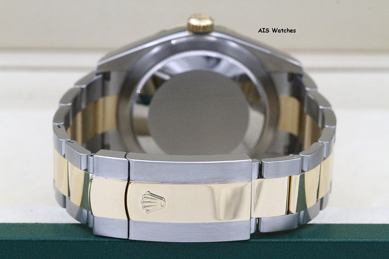 Rolex 326933 Sky-Dweller 18K Yellow Gold / SS Oyster White Dial BP