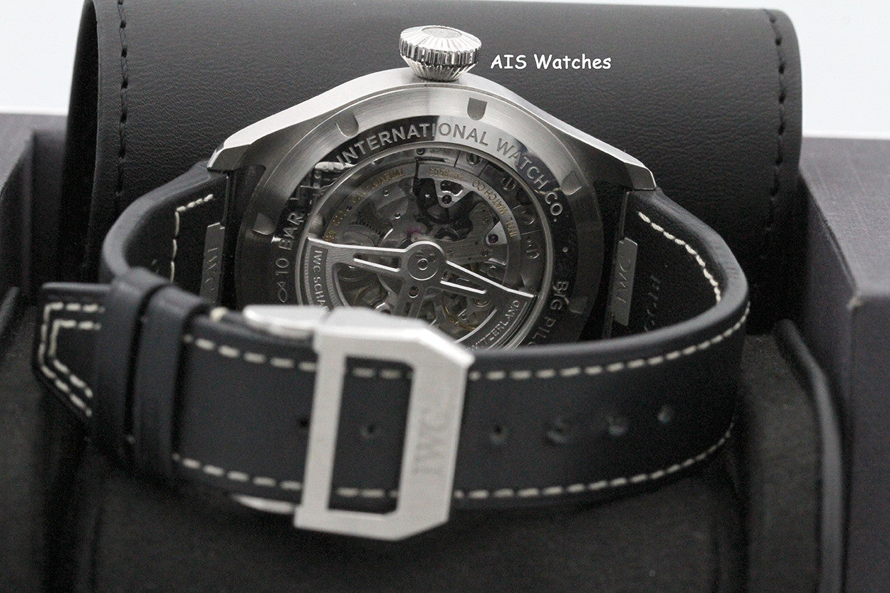 IWC Schaffhausen IW329303 Big Pilot 43MM Blue Dial Leather Strap BP
