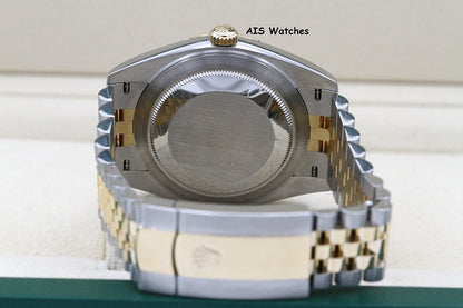 Rolex 126333 DateJust 41MM 18K YG/SS Slate Roman / Wimbeldon Dial Jubilee Bracelet B&P