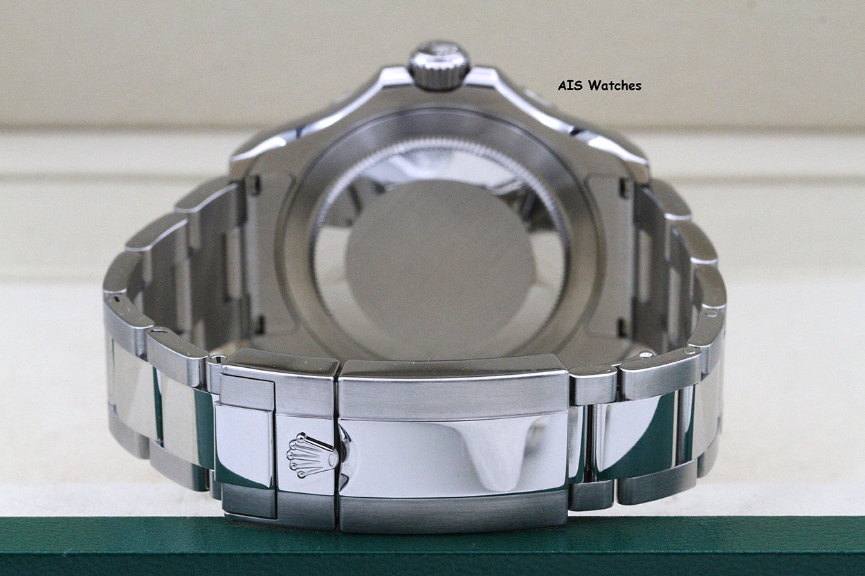 Rolex YachtMaster 116622 Dark Rhodium Dial Platinum Bezel 2018 Box & Papers