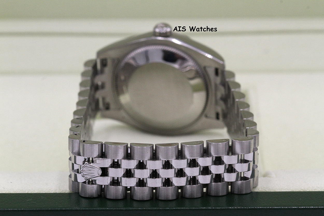 Rolex Ladies DateJust 178274 White Roman Dial 31MM Jubilee B&P