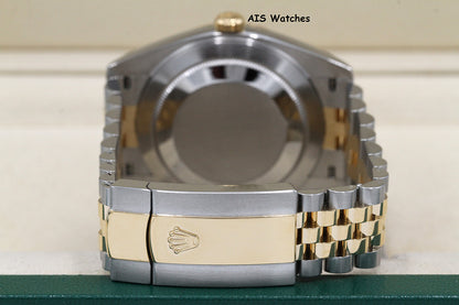 Rolex 126333 DateJust 41MM 18K YG/SS Silver Stick Dial Jubilee Bracelet 2023 Box & Papers