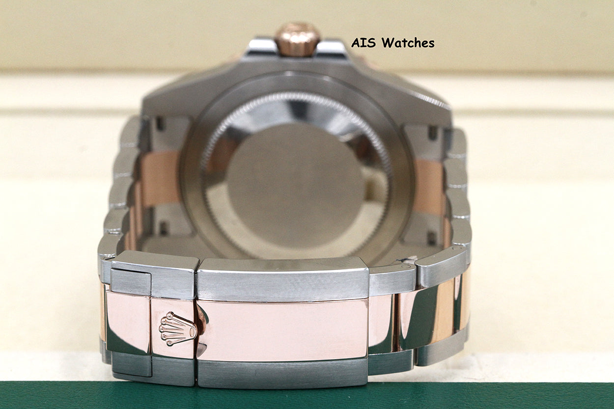 Rolex 126711 CHNR GMT Master II 18K Rose Gold / SS RootBeer Ceramic B&P