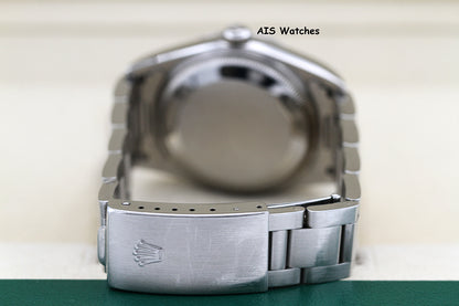 Rolex 15200 Oyster Perpetual 36 MM Arabic Blue Dial Y Serial Box & Papers