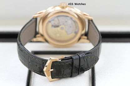 Patek Philippe Annual Calendar 5205R Rose Gold Green Dial Box & Papers