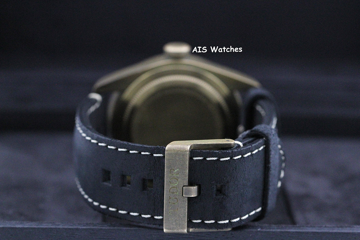 Tudor 79250BA Black Bay Bronze Black Leather Strap 43MM Box & Papers