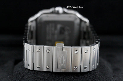 BNIB Cartier Santos De Cartier Large Steel WSSA0062 Green Dial 39.8MM B&P