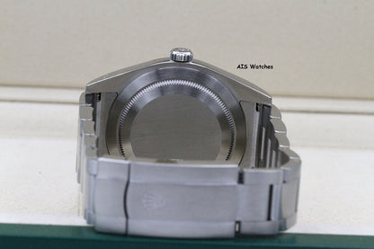 Rolex 114300 Oyster Perpetual 39MM Blue Dial 2018 Box & Papers