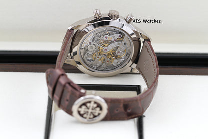 BNIB Patek Philippe Chronograph 5172G White Gold Salmon Dial Box & Papers
