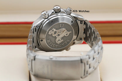 Omega Seamaster Diver 213.30.42.40.01.001 300M Automatic 41.5 Chronograph SS Bracelet B&P