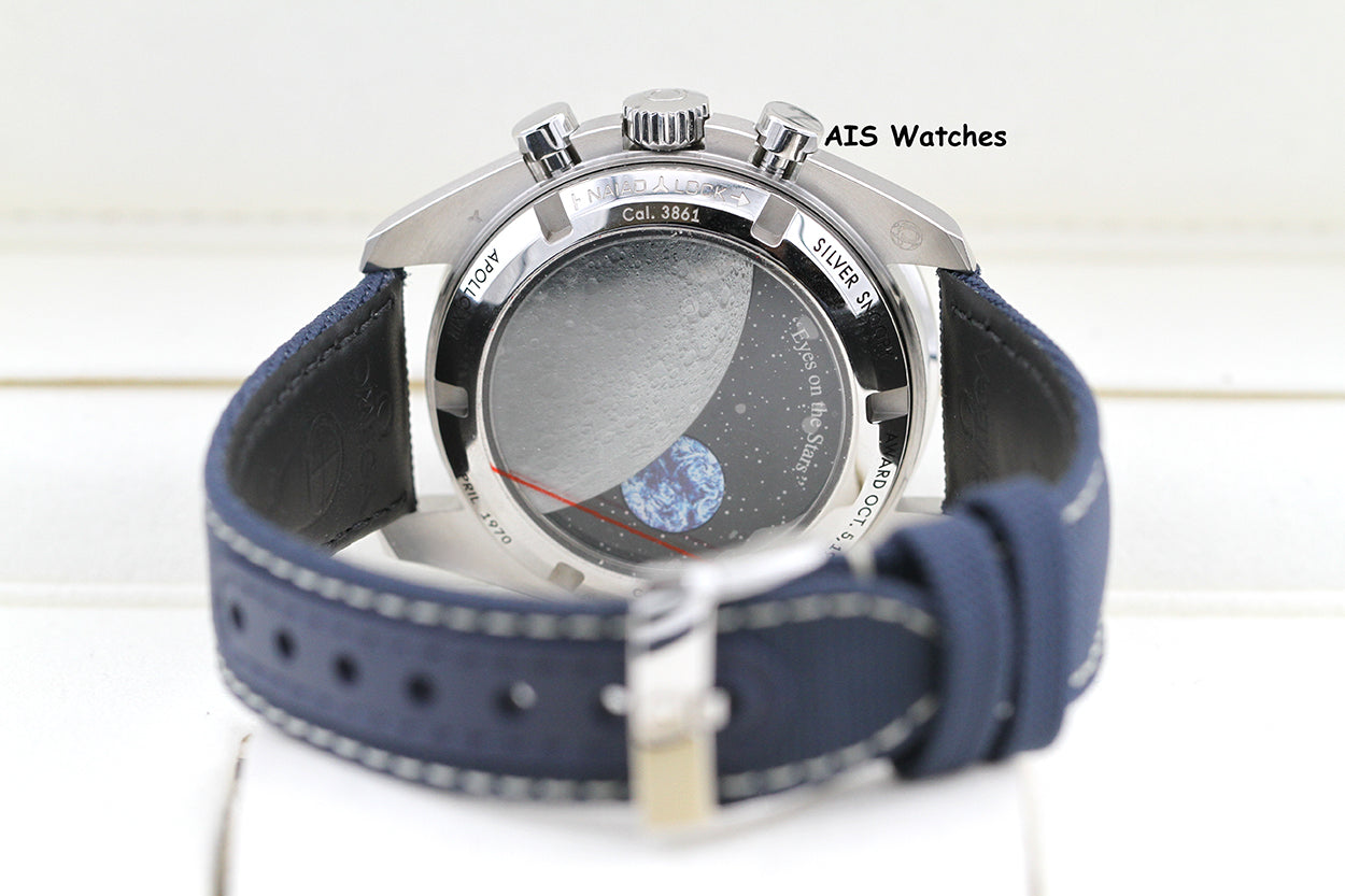 BNIB Omega SpeedMaster Moonwatch Apollo 13 Silver Snoopy 310.32.42.50.02.001 BP