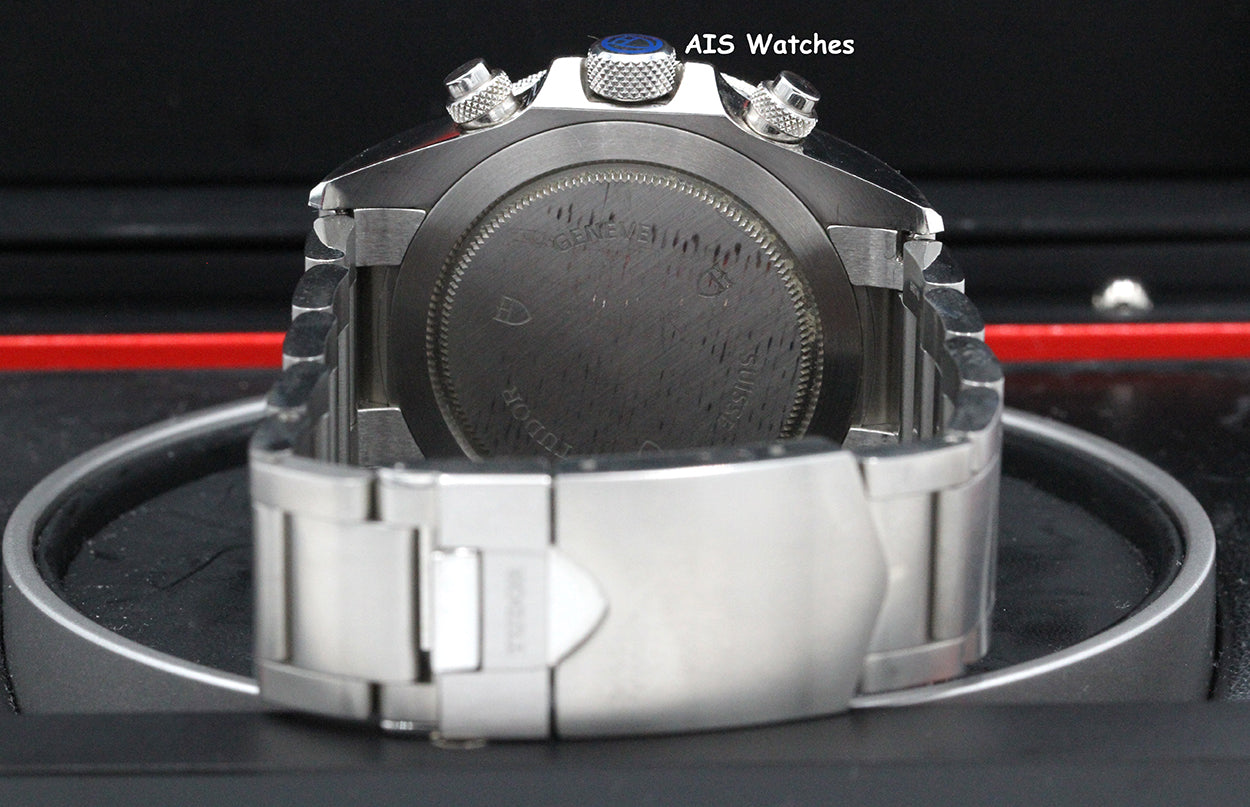 Tudor 70330B Heritage Chrono Blue Stainless Steel 42MM Box & Papers