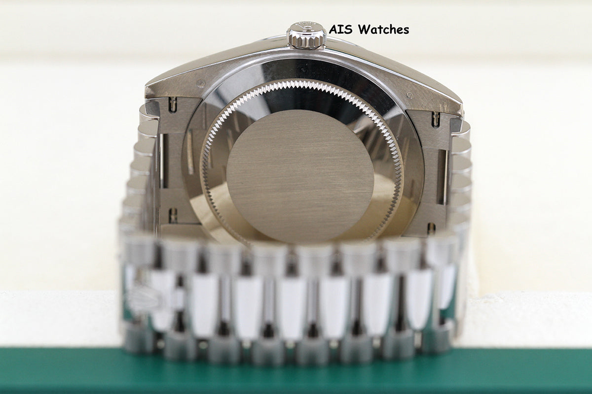 Rolex 228239 DayDate 40MM DD40 18K White Gold Olive Green Roman Dial B&P