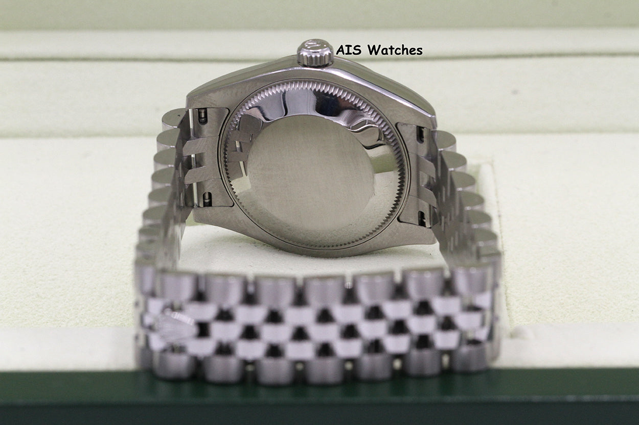 Rolex Ladies DateJust 178274 White Roman Dial 31MM Jubilee B&P