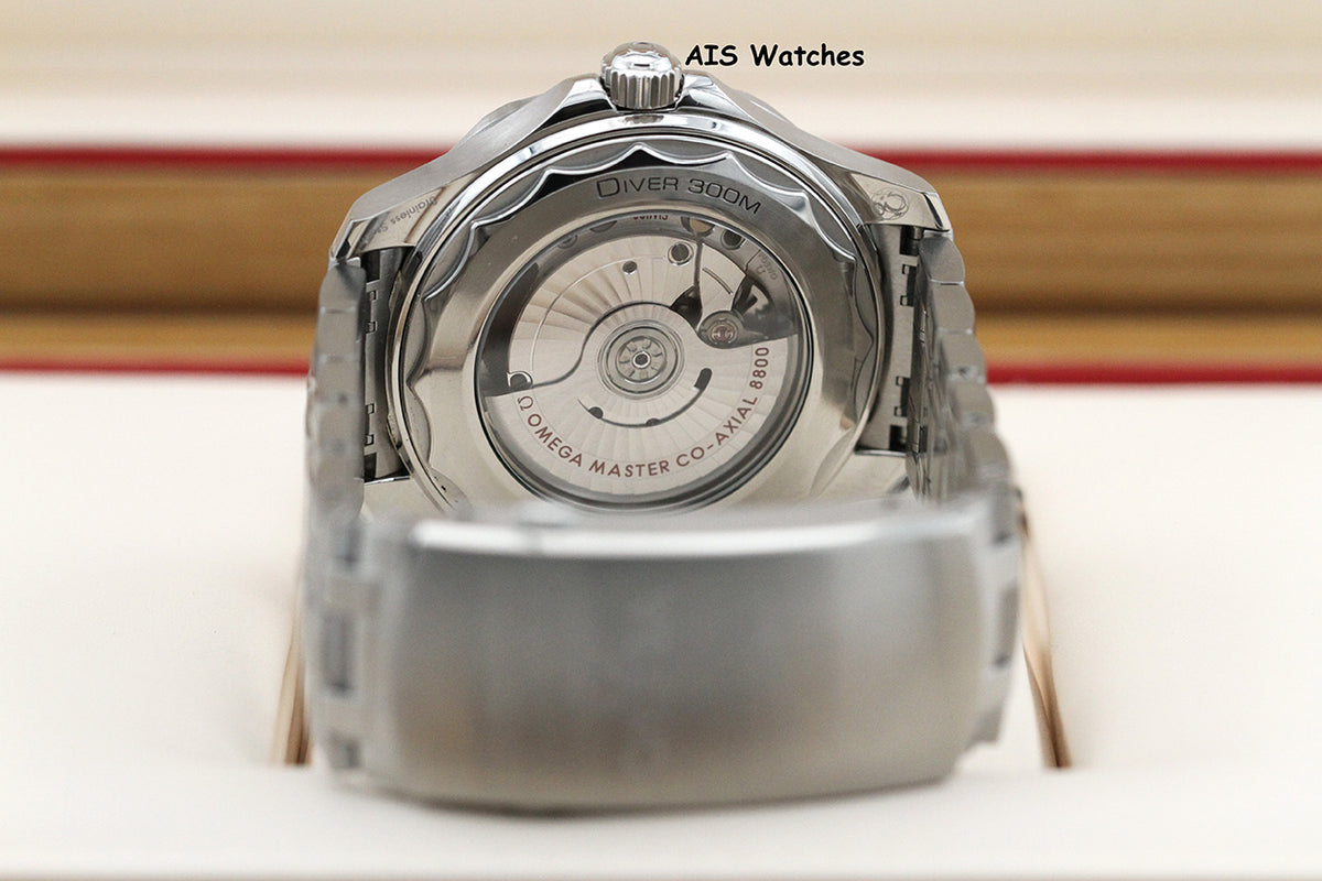 Omega Seamaster 300M SS 42MM Diver White Wave Dial 210.30.42.20.06.001 B&P