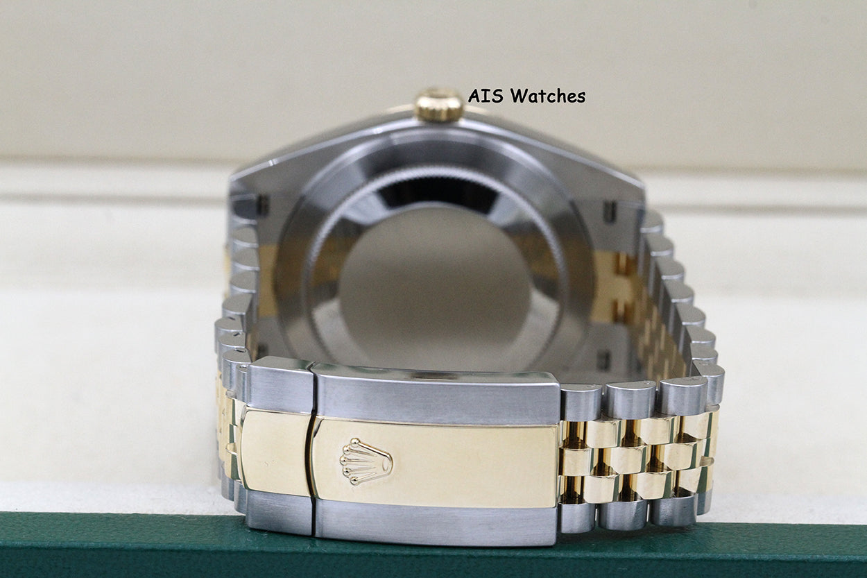 Rolex 126333 DateJust 41MM 18K YG/SS Silver Stick Dial Jubilee Bracelet 2022 Box & Papers