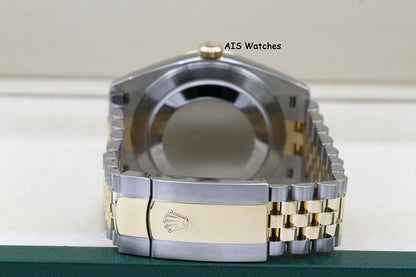 Rolex 126333 DateJust 41MM 18K YG/SS Silver Stick Dial Jubilee Bracelet 2022 Box & Papers