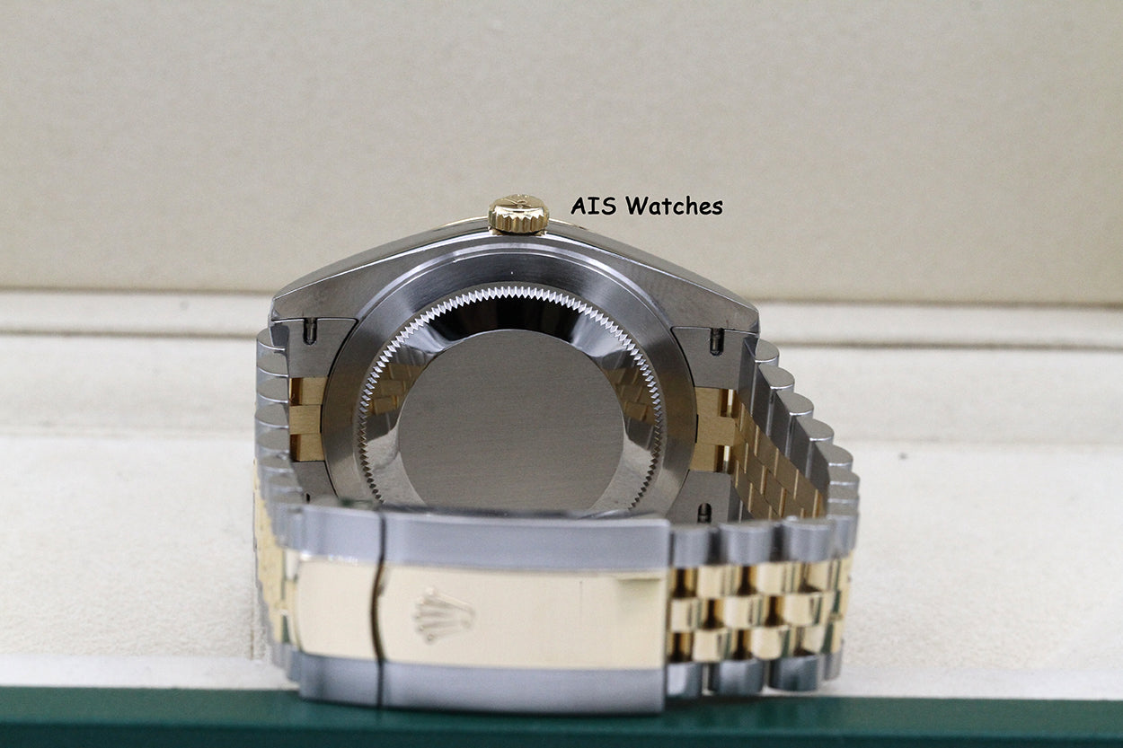 Rolex 126333 DateJust 41MM 18K YG/SS Black Stick Dial Jubilee Bracelet 2021 B&P