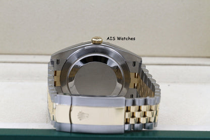 Rolex 126333 DateJust 41MM 18K YG/SS Black Stick Dial Jubilee Bracelet 2021 B&P