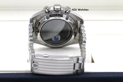 BNIB Omega SpeedMaster Moonwatch Apollo 13 Silver Snoopy SS Bracelet 310.32.42.50.02.001 BP