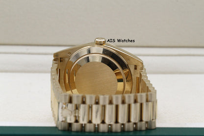 Rolex 228238 DayDate 40MM DD40 Yellow Gold Silver Roman Dial 2019 Box & Papers