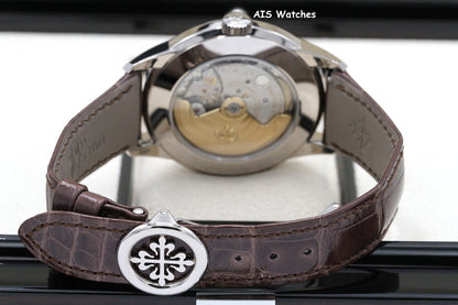 Patek Philippe Perpetual Calendar 5320G White Gold Rose Dial Box & Papers