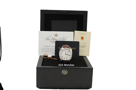 Vacheron Constantin Historiques American 1921 18K WG 82035/000G-B735 Silver B&P