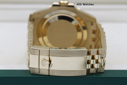 BNIB Rolex GMT-Master II 126718GRNR 18K Yellow Gold Black Dial Jubilee B&P