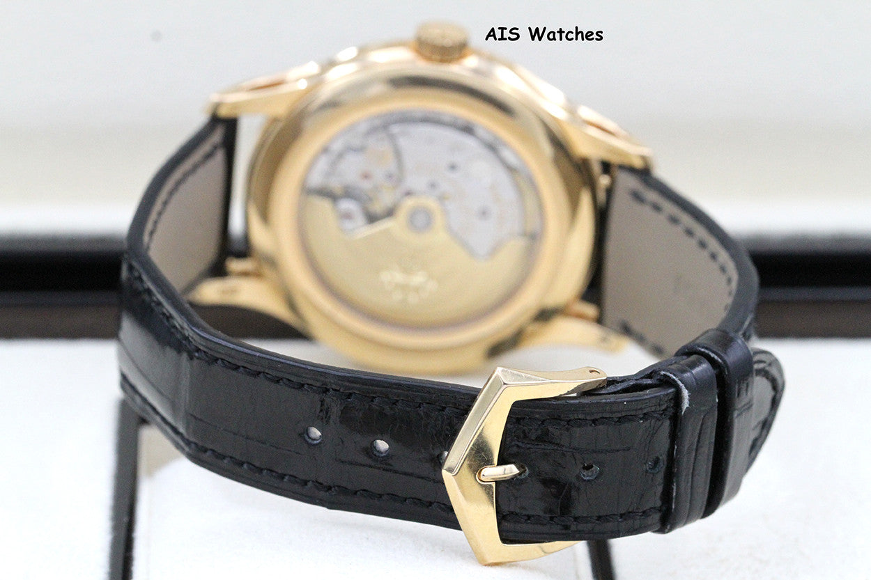 Patek Philippe Annual Calendar 5205R Rose Gold Black Dial Box & Paper