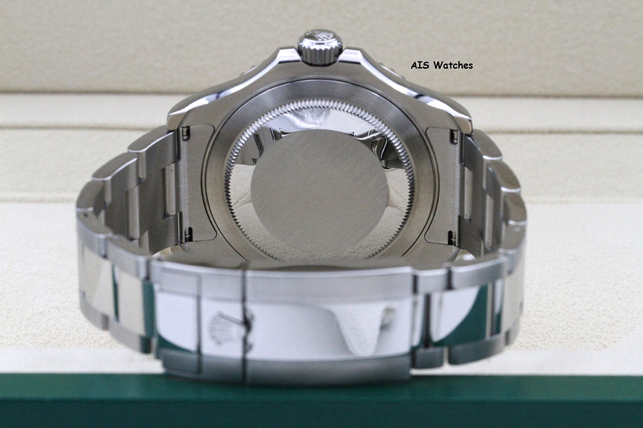 Rolex YachtMaster 116622 Dark Rhodium Dial Platinum Bezel 2018 Box & Papers