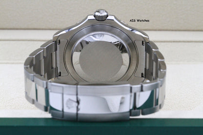 Rolex YachtMaster 116622 Dark Rhodium Dial Platinum Bezel 2018 Box & Papers