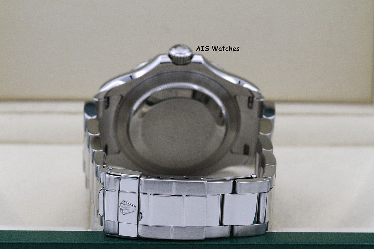 Rolex YachtMaster 16622 Platinum Dial D Serial Box & Papers