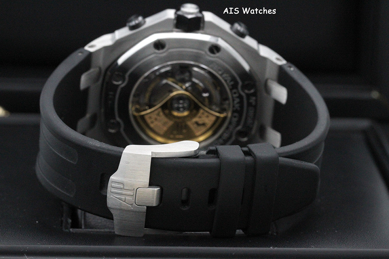 Audemars Piguet 26470ST Safari Royal Oak Offshore Chronograph 42MM Box & Papers
