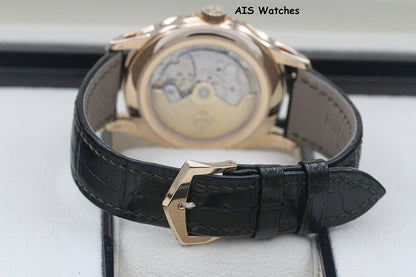 BNIB Patek Philippe Annual Calendar 5205R Rose Gold Green Dial Box & Papers
