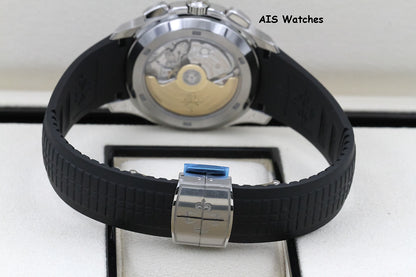 BNIB Patek Philippe 5968A Aquanaut Chronograph SS 42.2MM Orange/Black Strap B&P