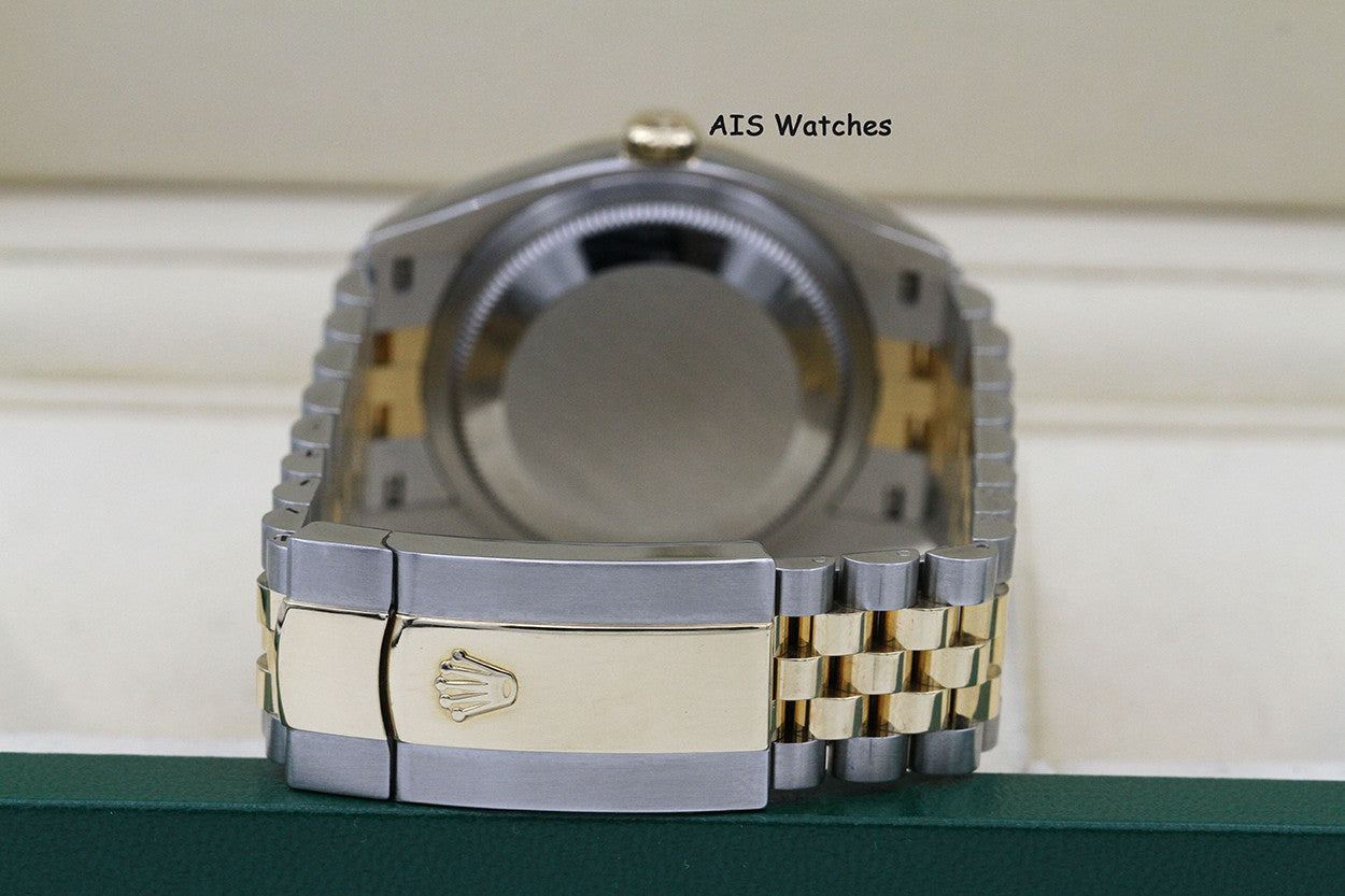 Rolex 126233 DateJust 36MM 18K YG/SS Champagne Stick Dial Jubilee Bracelet B&P