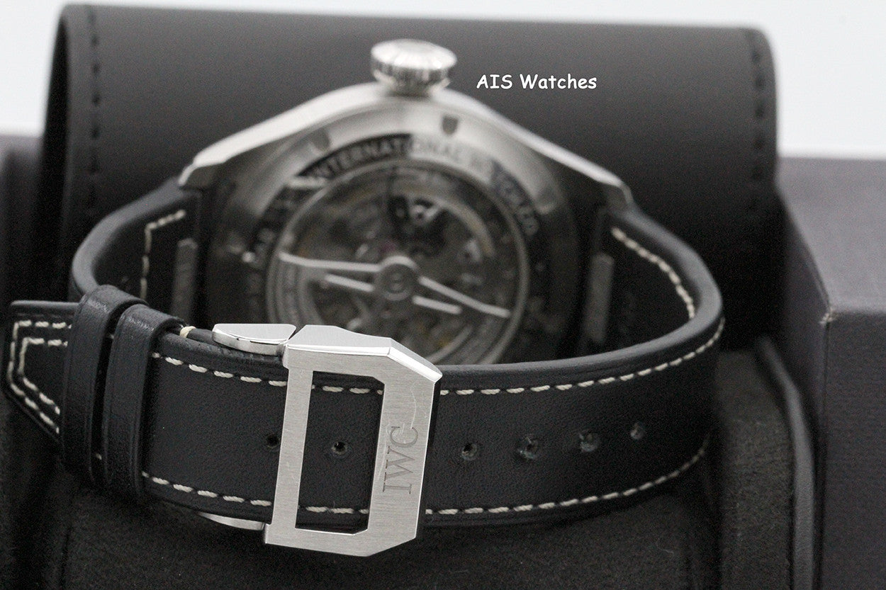 IWC Schaffhausen IW329303 Big Pilot 43MM Blue Dial Leather Strap BP