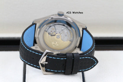 Patek Philippe 6007G-011 Calatrava White Gold Black / Sky Blue 40MM Box & Papers