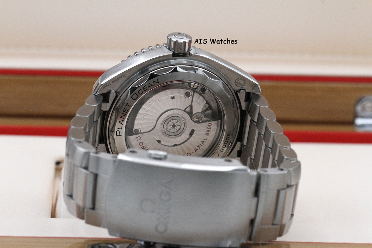 Omega Seamaster Planet Ocean 600M 215.33.40.20.01.001 39.5MM Black Dial SS B&P