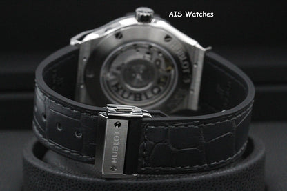 BNIB Hublot Classic Fusion Titanium 565.NX.7071.RX Racing Grey Rhodium Dial 38MM