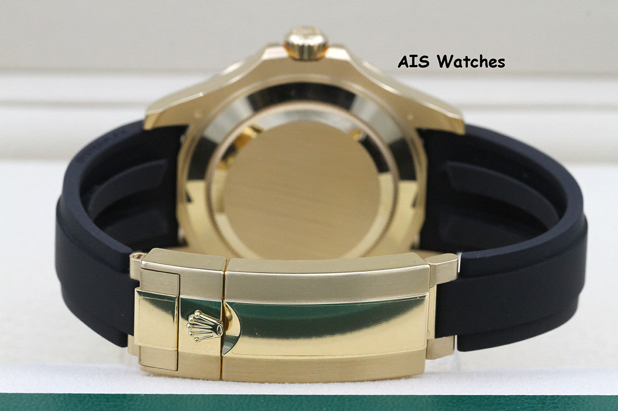 BNIB Rolex Yachtmaster 226658 18K Yellow Gold OysterFlex Strap 42MM Box & Papers