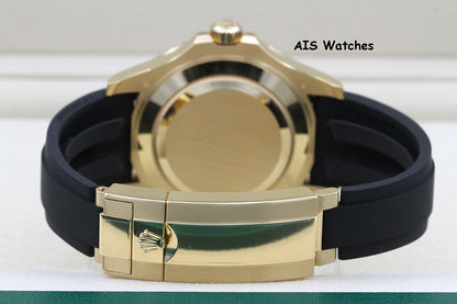 BNIB Rolex Yachtmaster 226658 18K Yellow Gold OysterFlex Strap 42MM Box & Papers