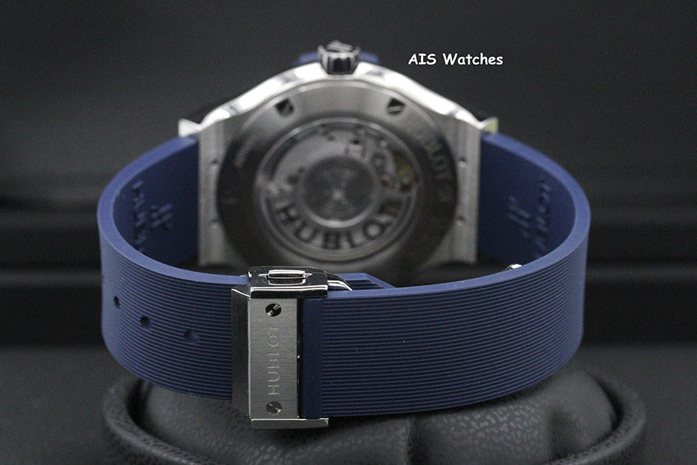 BNIB Hublot Classic Fusion Titanium 565.NX.7170.RX Blue Dial 38MM